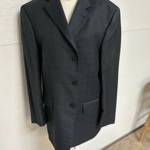 Oscar De La Renta Profile Blazer With Pockets Men’s Size R 44 /W 36
